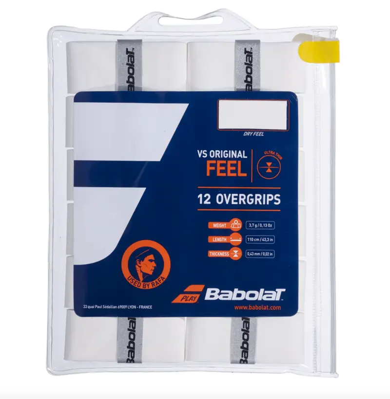 SURGRIPS BABOLAT VS ORIGINAL BLANC (x12)