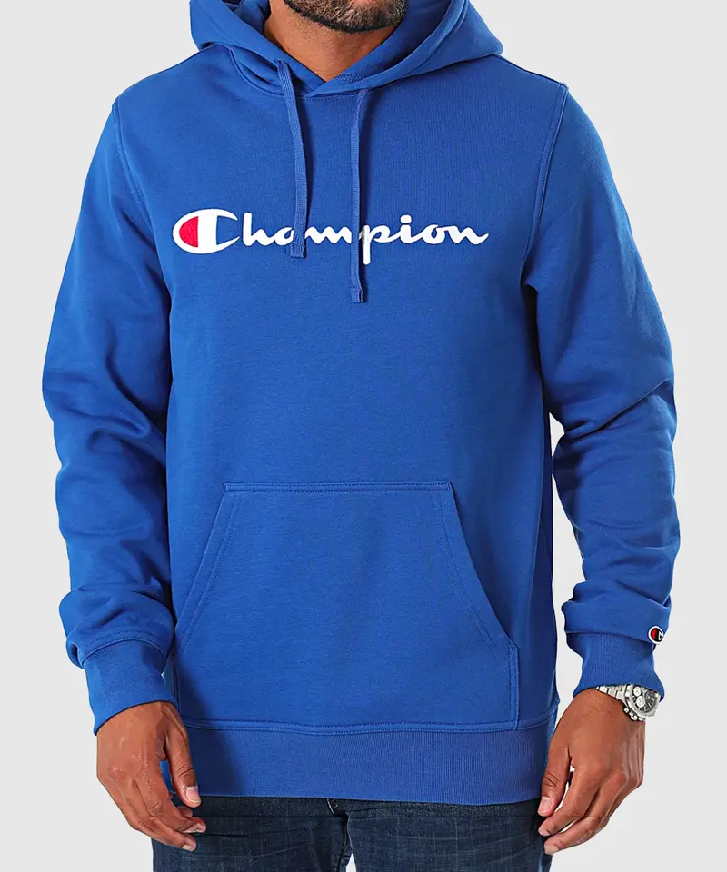Sweat À Capuche Champion - Bleu