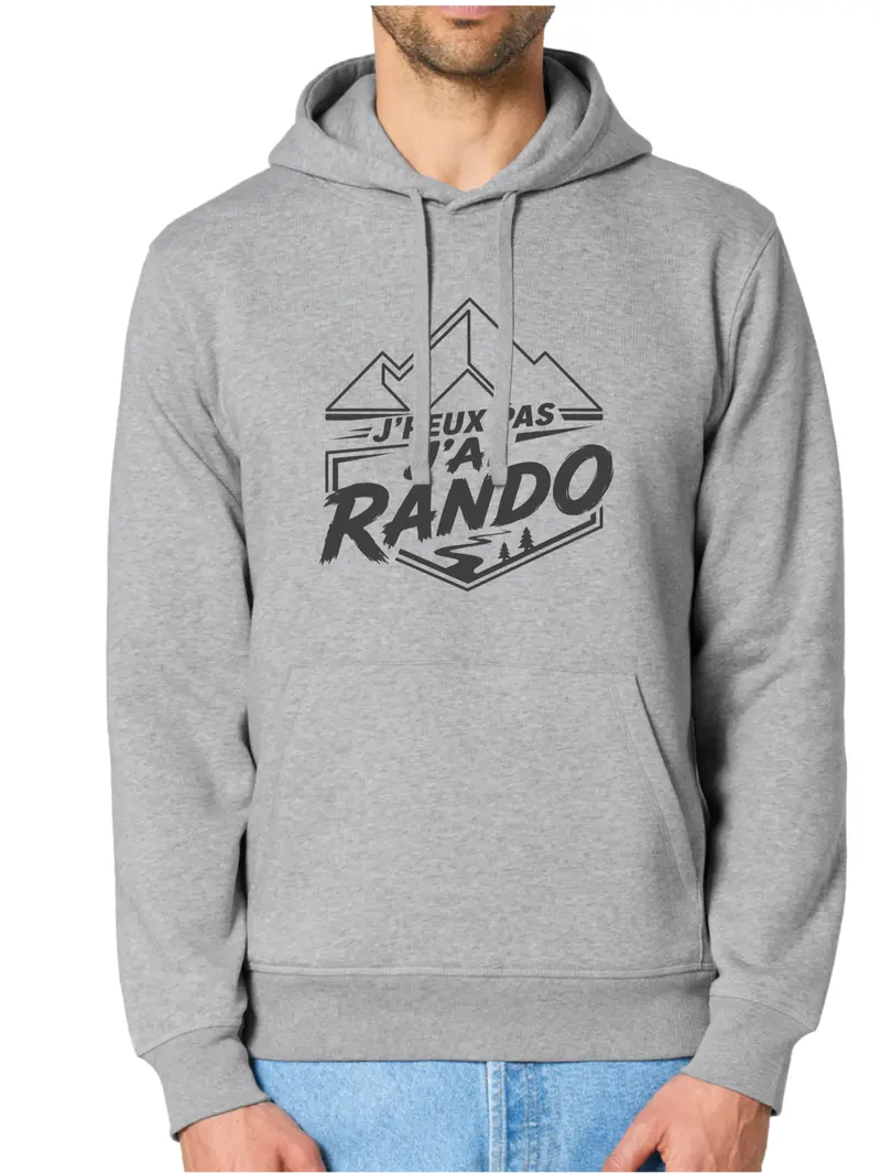 Sweat à capuche J'peux pas j'ai rando Core