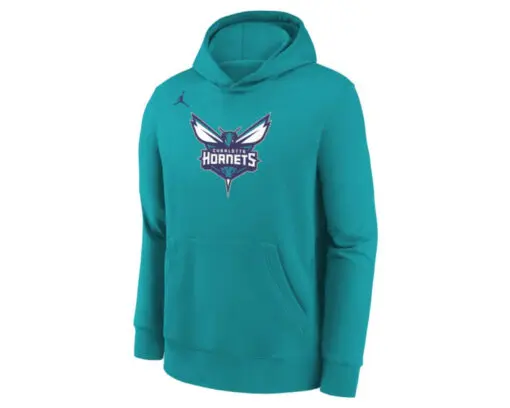 Sweat à Capuche NBA Enfant Nike Club Logo Charlotte Hornets