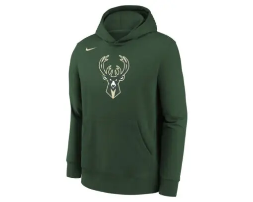 Sweat à Capuche NBA Enfant Nike Club Logo Milwaukee Bucks