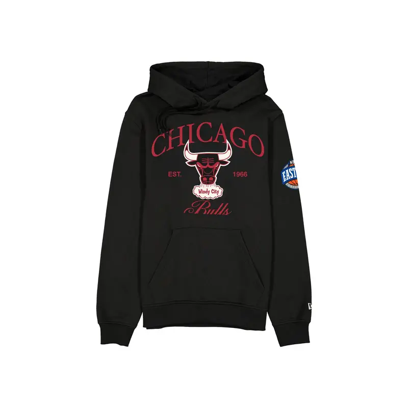 Sweat à capuche New Era Hardwood Classics Chicago Bulls