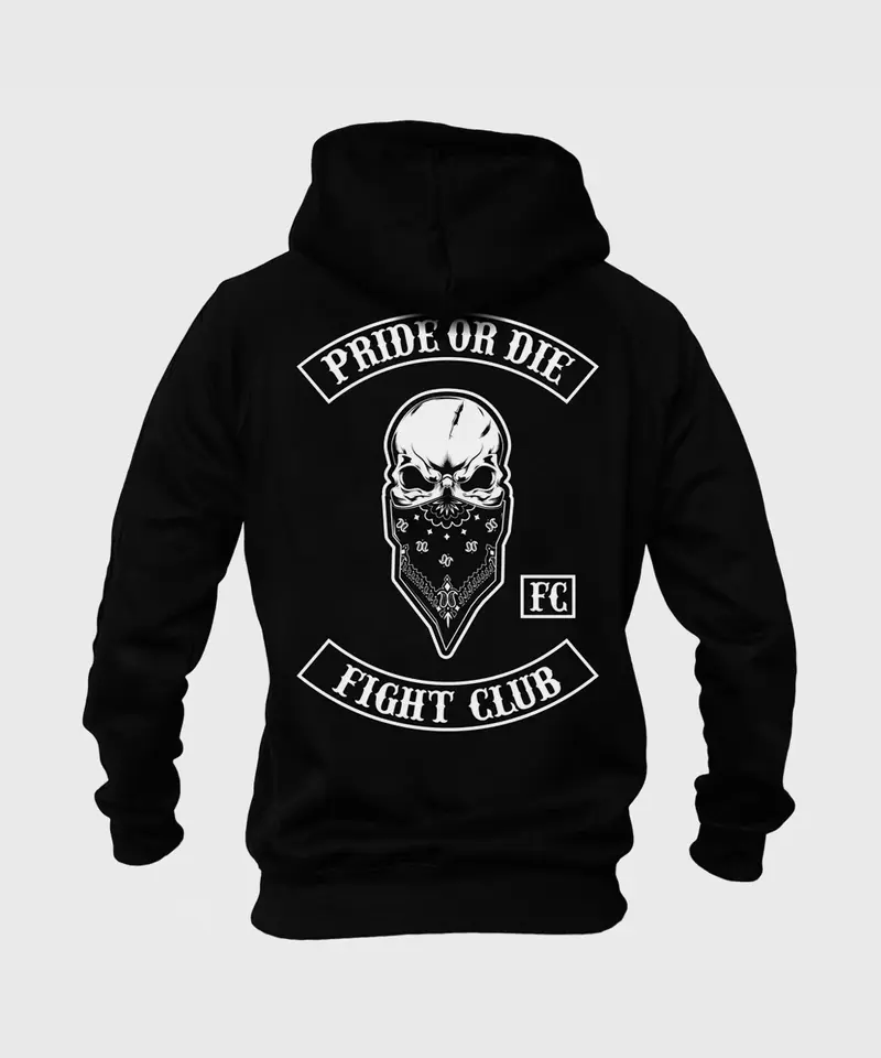 Sweat À Capuche Pride Or Die Fight Club - Noir