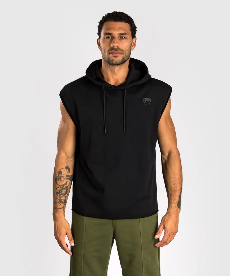 Sweat à Capuche Sans Manches Venum Divide - Noir