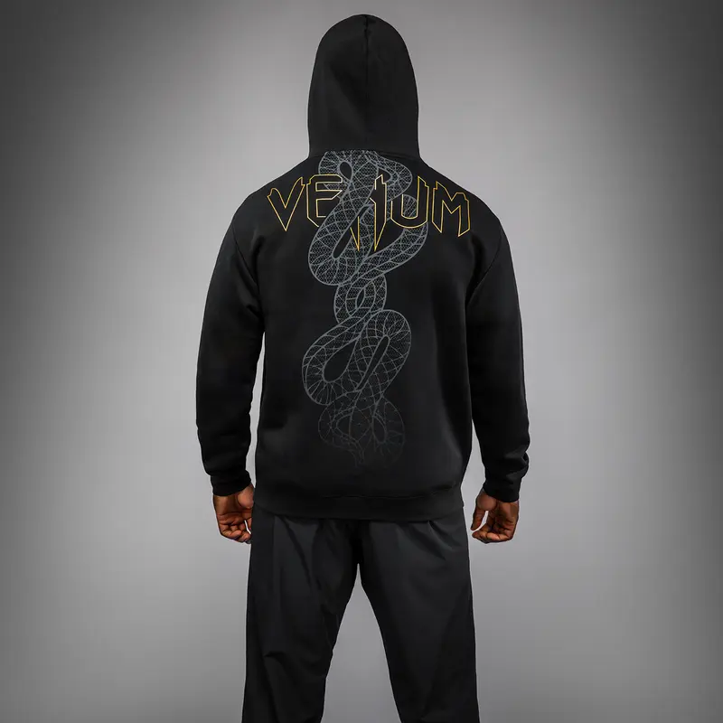 Sweat à Capuche Venum Serpenti – Noir/Argent/Or