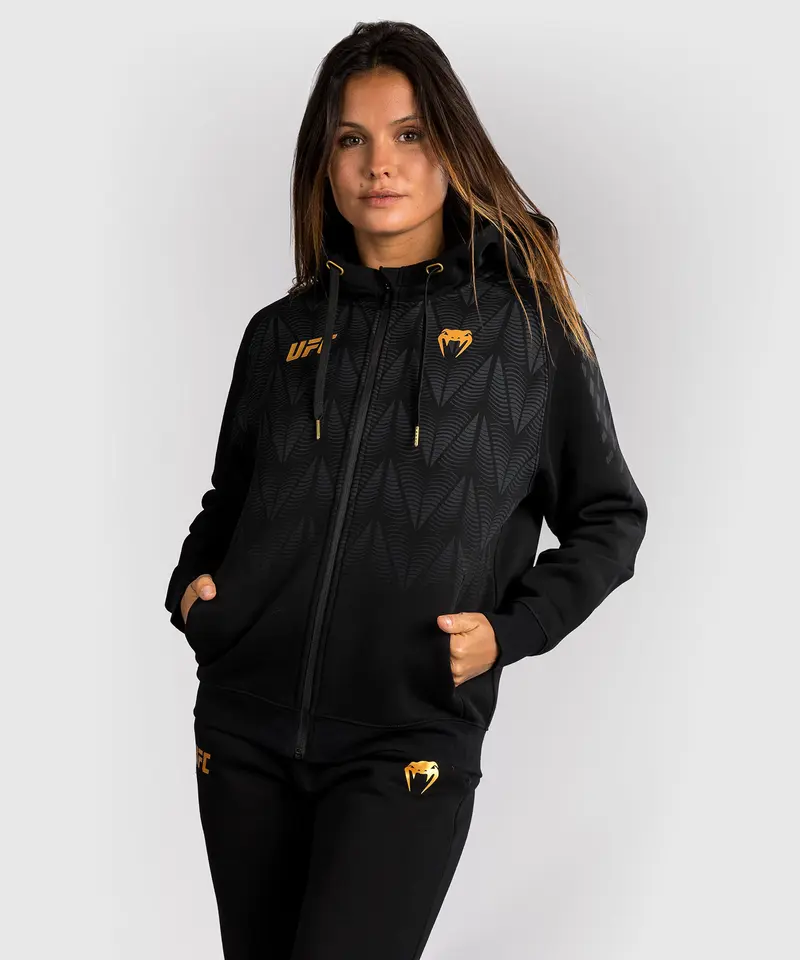 Sweat à capuche zippé Femme UFC Zenith by Venum Replica - Champion