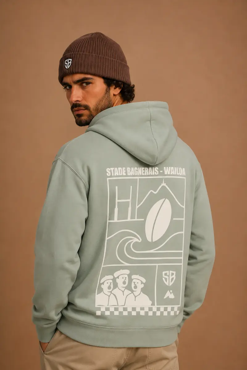 Sweat Capsule vert d'eau Stade B.