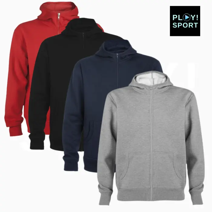 Sweat Coton à capuche à Personnaliser Play Sport ! Montblanc Adultes, Juniors unisexe