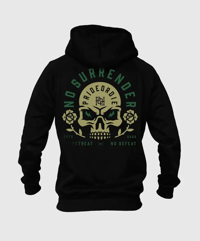 Sweat Pride Or Die No Surrender - Noir