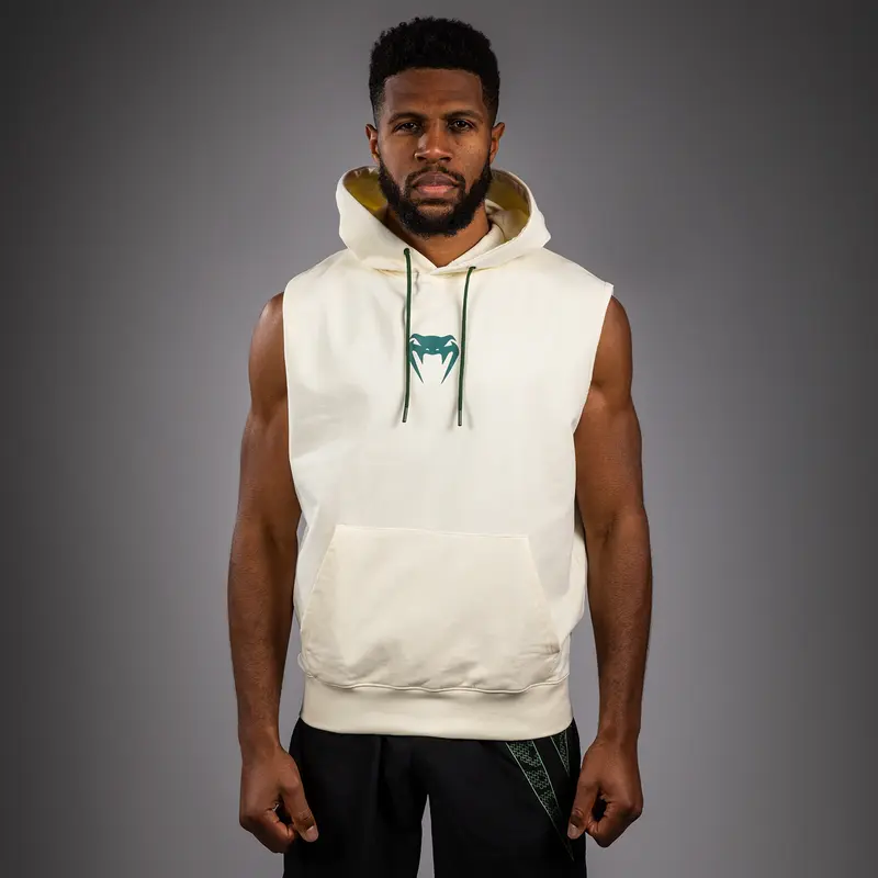 Sweats à capuche sans manches Venum Sparring - Vanille
