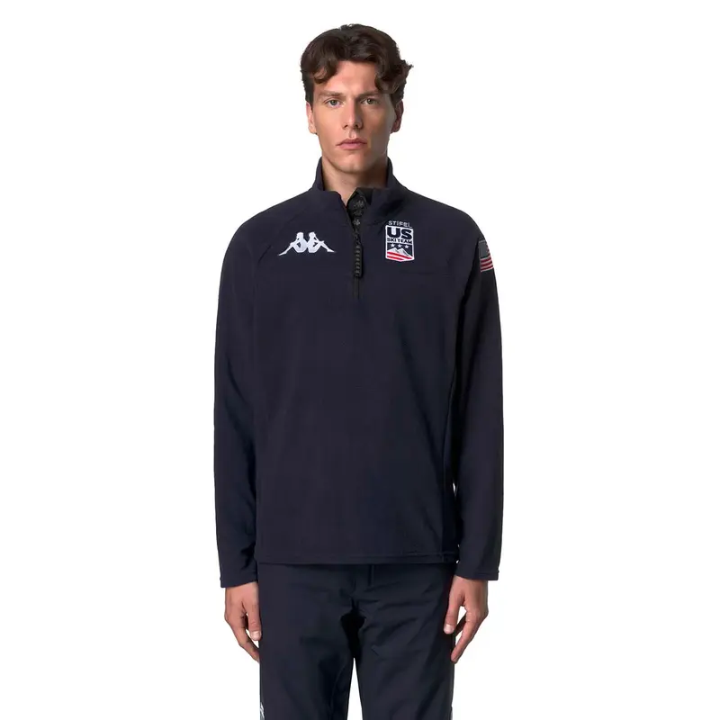 Sweatshirt 8Cento 818 US Ski Team Bleu Homme