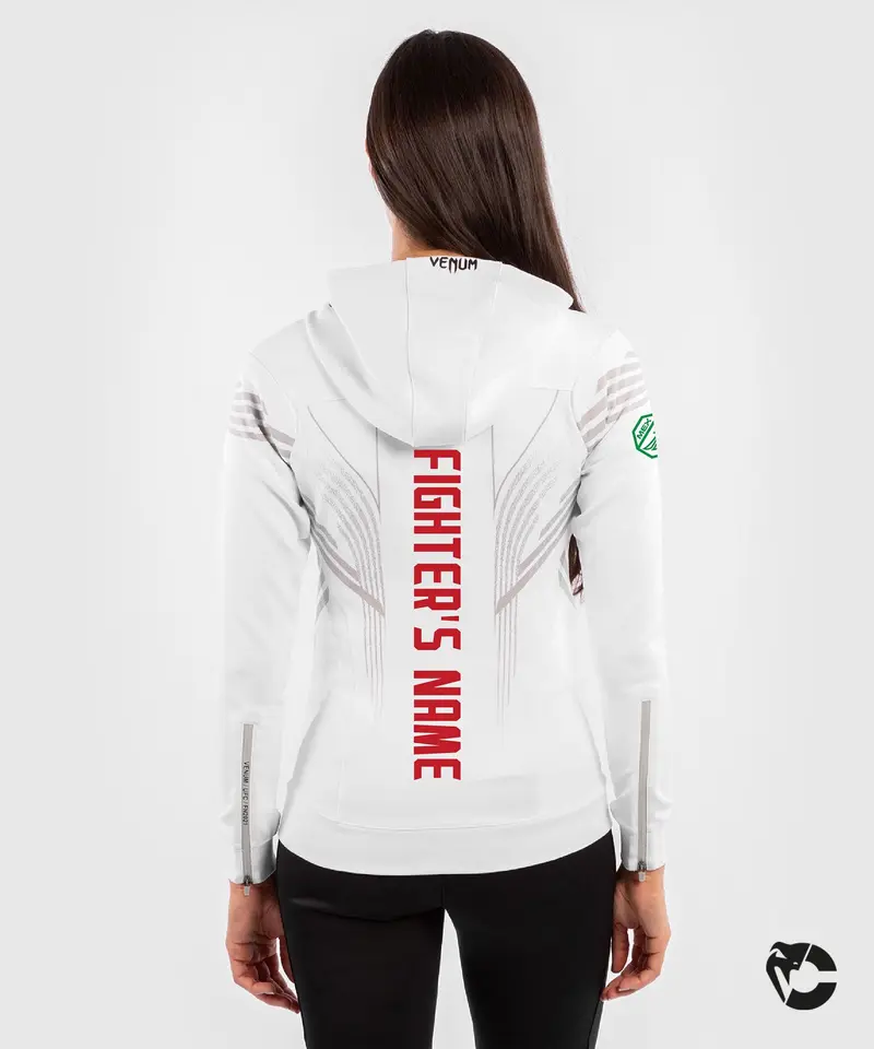 Sweatshirt à Capuche Femme Fighters UFC Venum Authentic Fight Night - Blanc