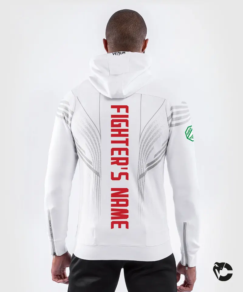 Sweatshirt à Capuche Homme Fighters UFC Venum Authentic Fight Night - Blanc