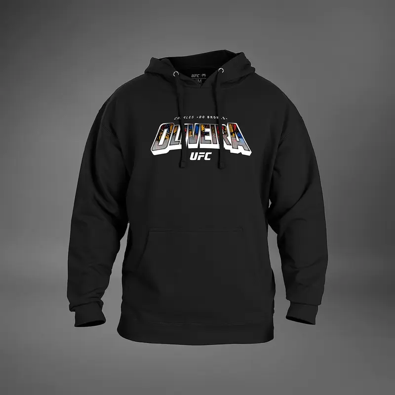 Sweatshirt à capuche pour Hommes UFC Unrivaled by Venum Charles Oliveira - Noir