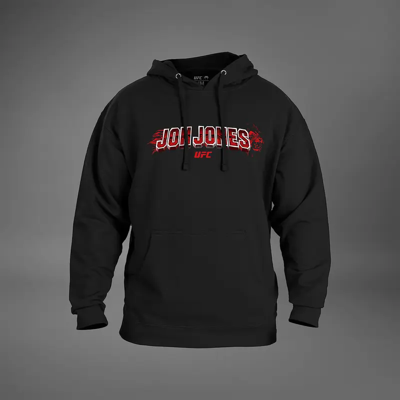 Sweatshirt à capuche pour Hommes UFC Unrivaled by Venum Jon Jones - Noir