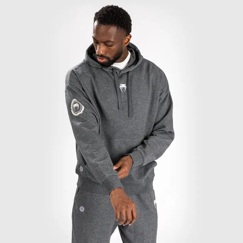 Sweatshirt À Capuche Pour Hommes Venum Vortex XL Lite - Gris Foncé Chiné