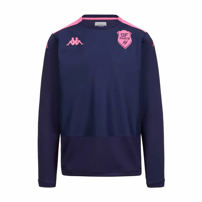 Sweatshirt Apron Pro 8 Stade Francais Paris 25/26 Bleu Homme