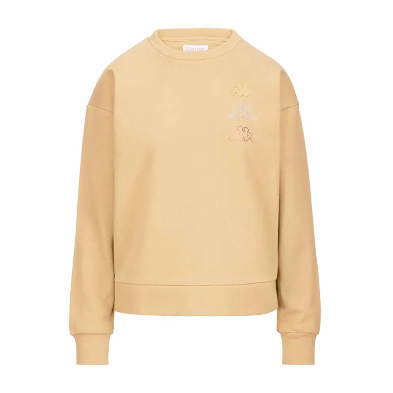 Sweatshirt Kifoli Beige Femme
