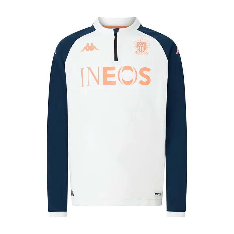 Sweatshirt Muzira Pro OGC Nice 25/26 Blanc Homme