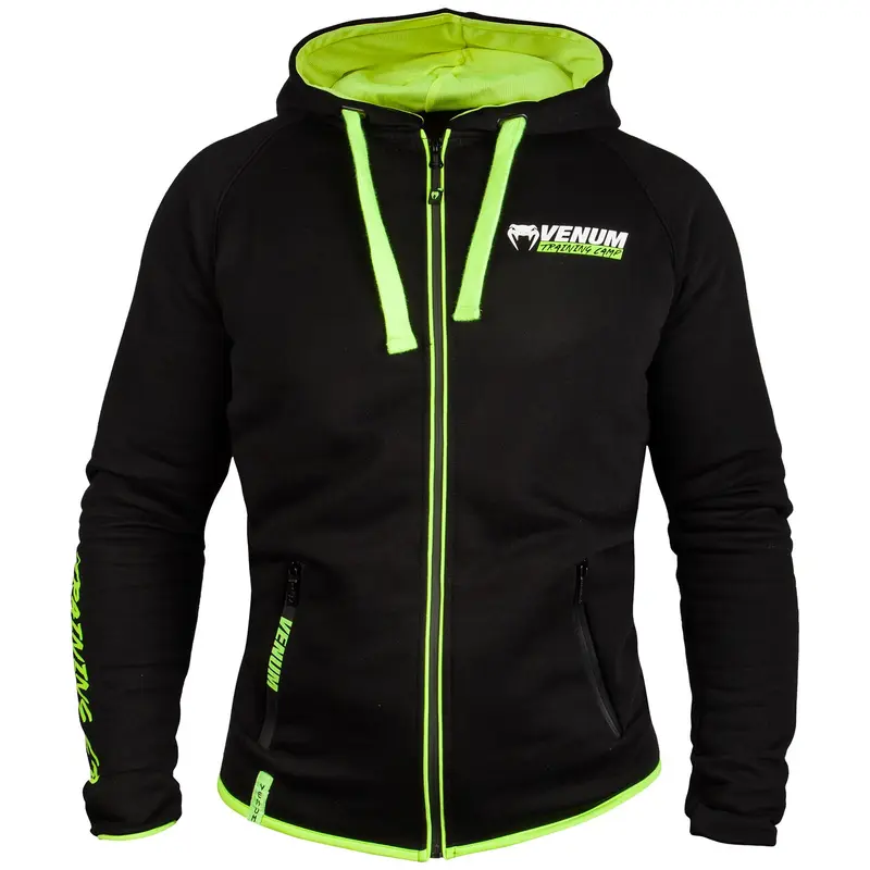 Sweatshirt Venum Training Camp - Noir/Jaune Fluo