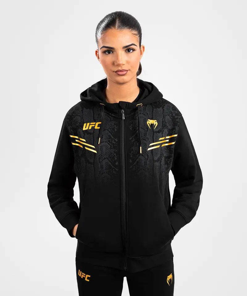 Sweatshirt zippé à capuche pour Femmes UFC Adrenaline by Venum Replica - Champion
