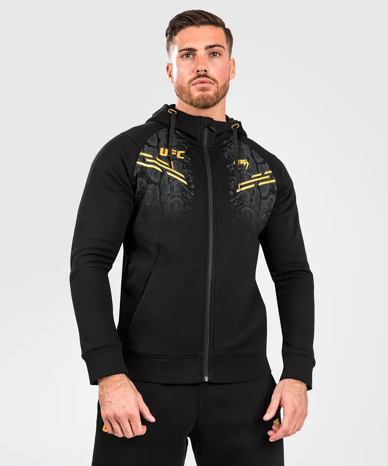 Sweatshirt Zippé à Capuche pour Hommes UFC Adrenaline by Venum Replica - Champion