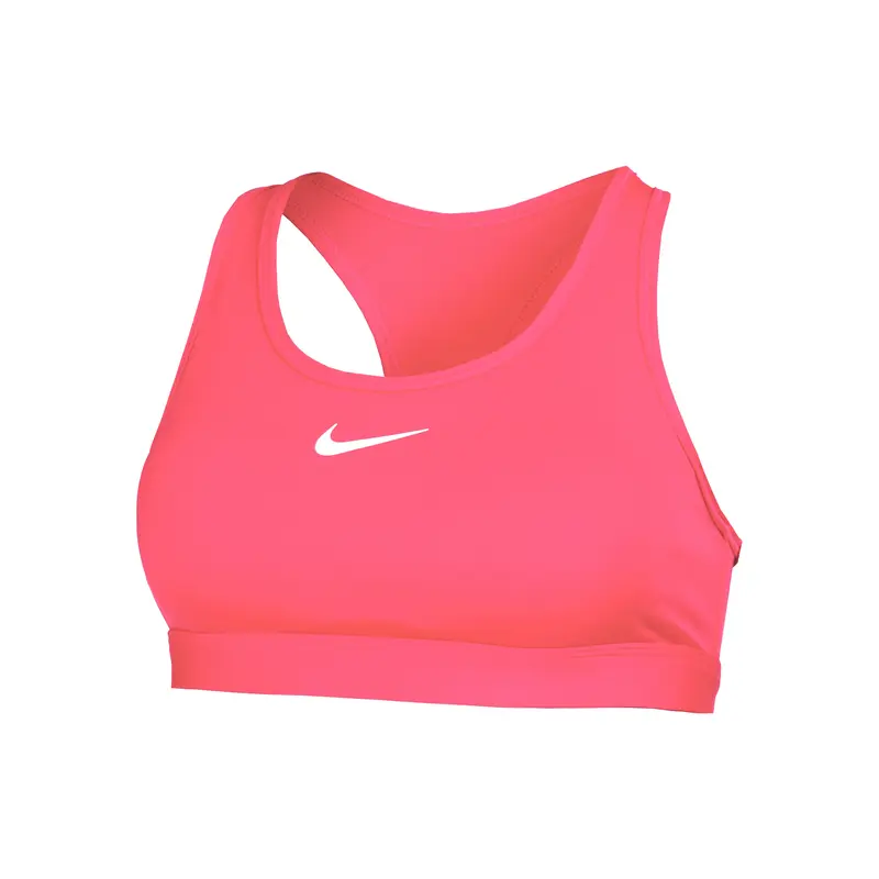 Swoosh MED Support Bra Soutien-gorge Sport Femmes-Pink,Blanc