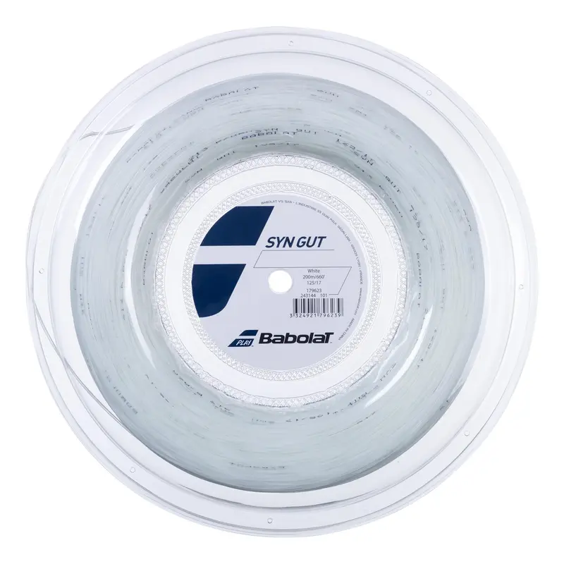 Synthetic Gut Bobine Cordage 200m-Blanc