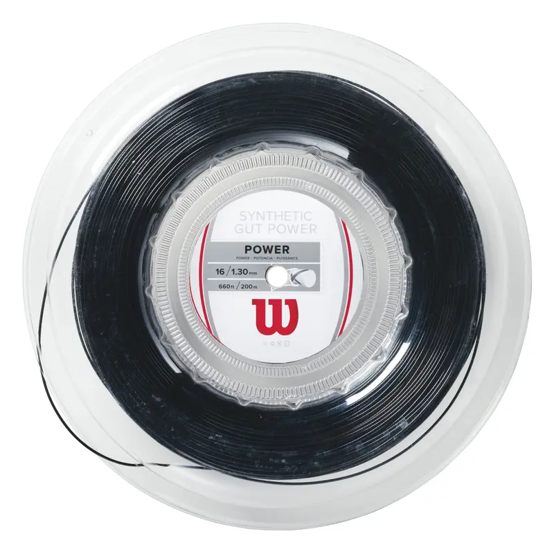 Synthetic Gut Power Cordage en garniture 12,2m - noir