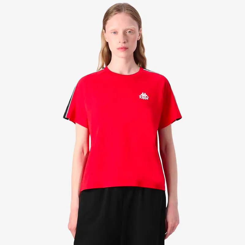 T-Shirt 222 Banda Adi Rouge Femme