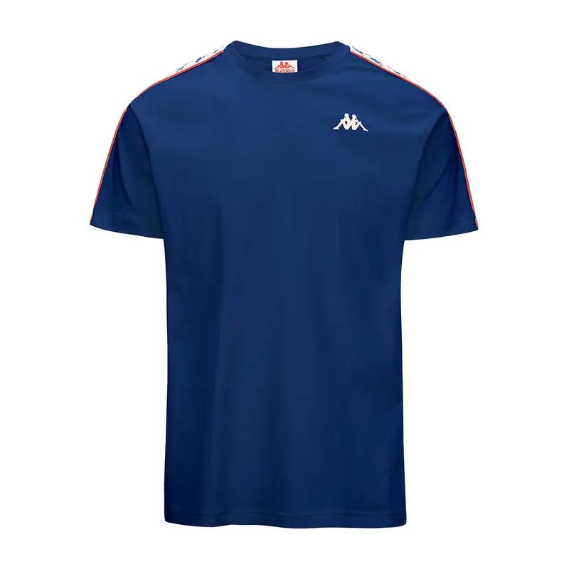 T-shirt 222 Banda Coen Slim Bleu Homme