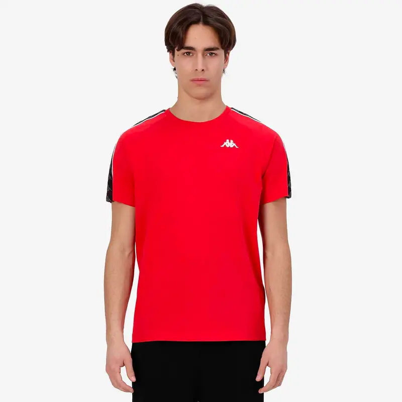 T-Shirt 222 Banda Coen Slim Rouge Homme