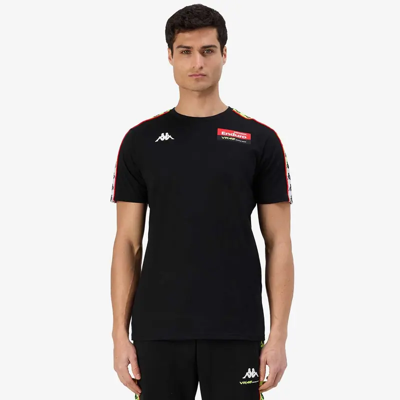 T-Shirt 222 Banda Ran VR46 2025 Noir Homme