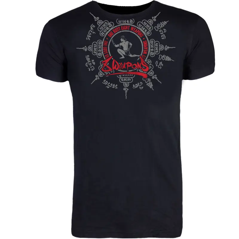 T-shirt 8 Weapons Eight Ways S - Noir