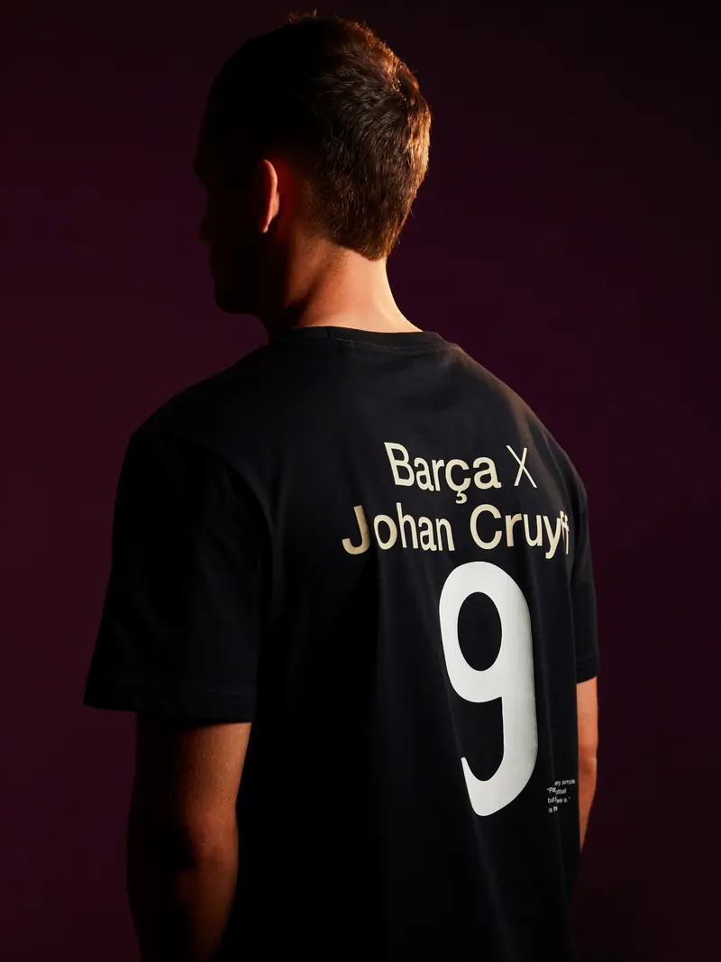 T-shirt 9 Black Cruyff Barça