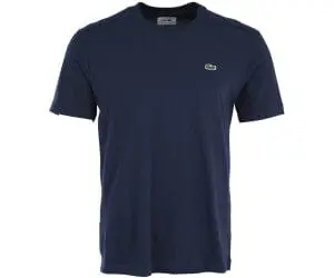T-SHIRT À COL ROND LACOSTE TENNIS EN COTON MÉLANGÉ RESPIRANT