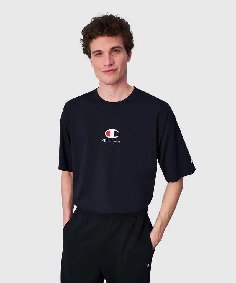 T-Shirt À Manches Courtes Champion Legacy - Bleu Marine
