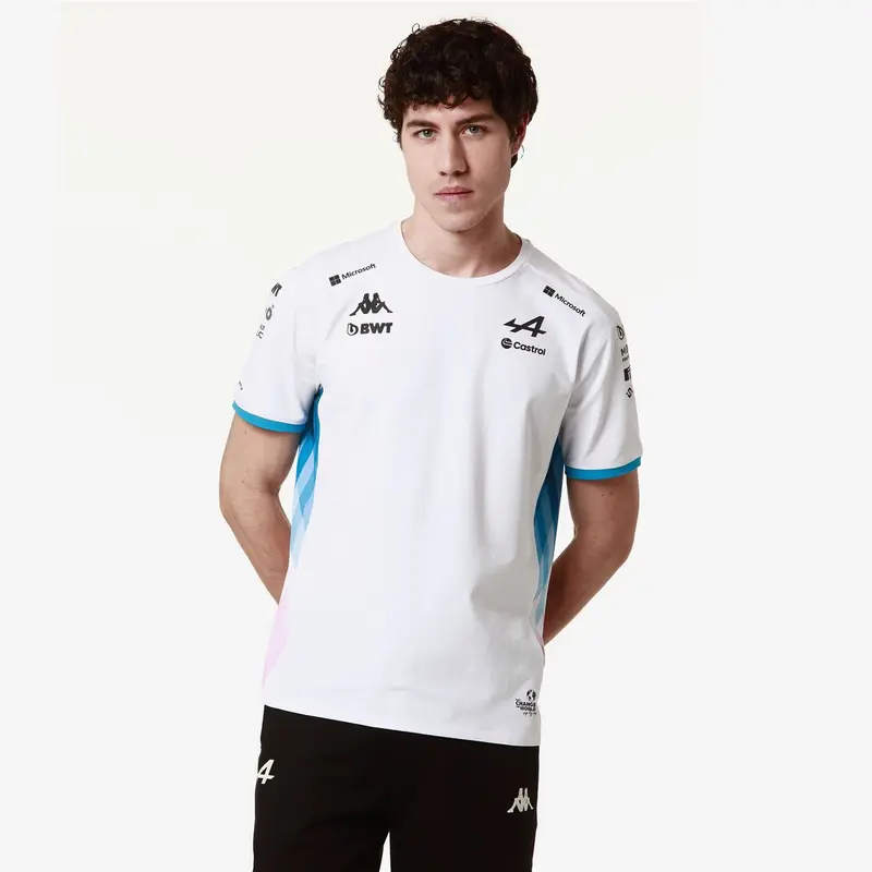 T-Shirt Adiry BWT Alpine F1 Team 2024 Blanc Homme