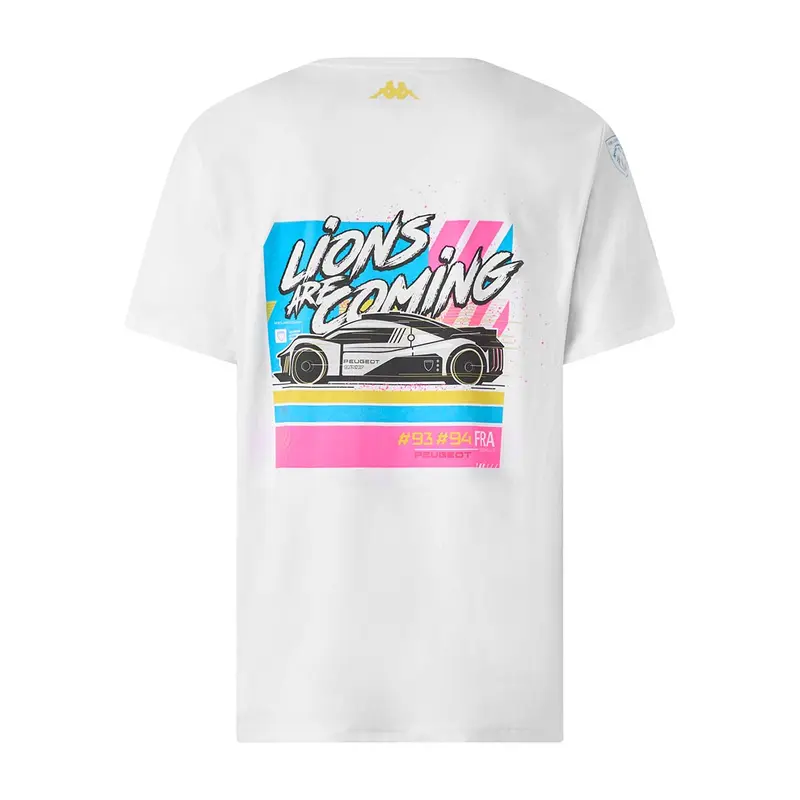 T-Shirt Allergraph Peugeot Sport 2025 Blanc Enfant