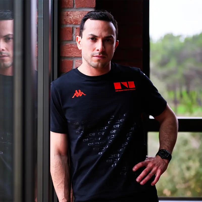 T-Shirt Allery Genesis Magma Racing 2026 Noir Homme