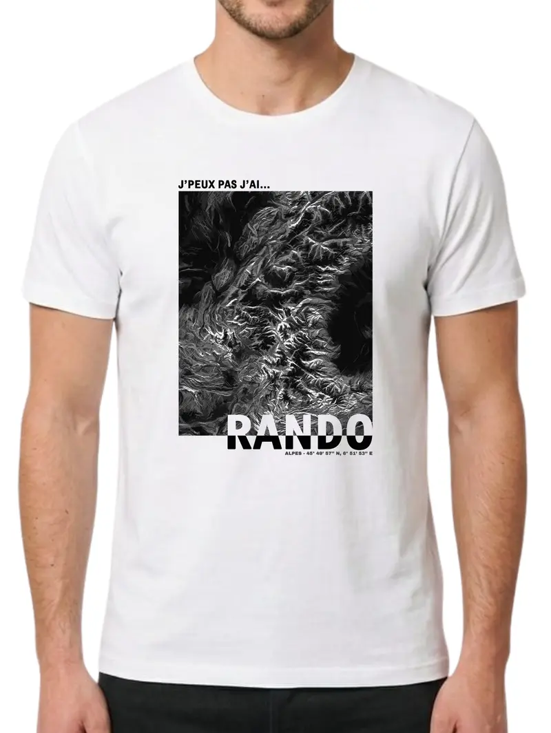 T-shirt "Alpes Relief"