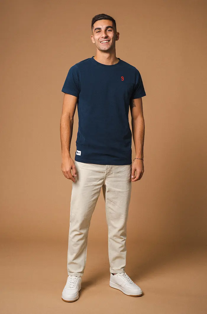 T-shirt blue Barça Cruyff "9"