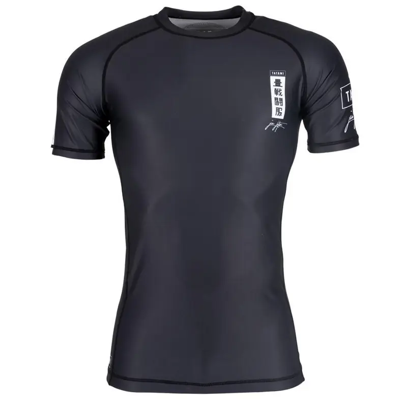 T-SHIRT DE COMPRESSION KANAGAWA - Manches courtes - Noir