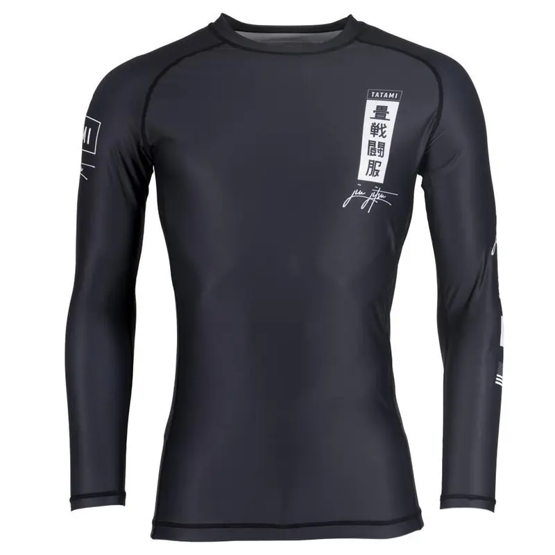 T-SHIRT DE COMPRESSION KANAGAWA - Manches longues - Noir
