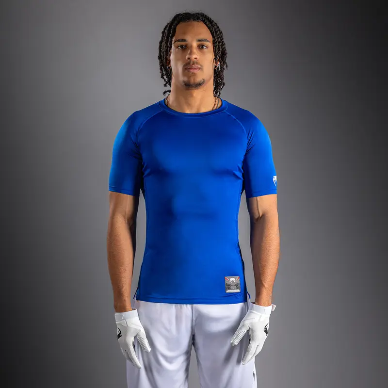 T-shirt de Compression Venum Lineup - Bleu/Blanc