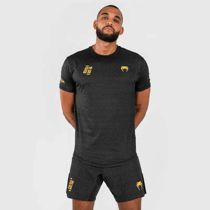 T-shirt Dry-tech pour Hommes Venum x Ares - Noir/Doré