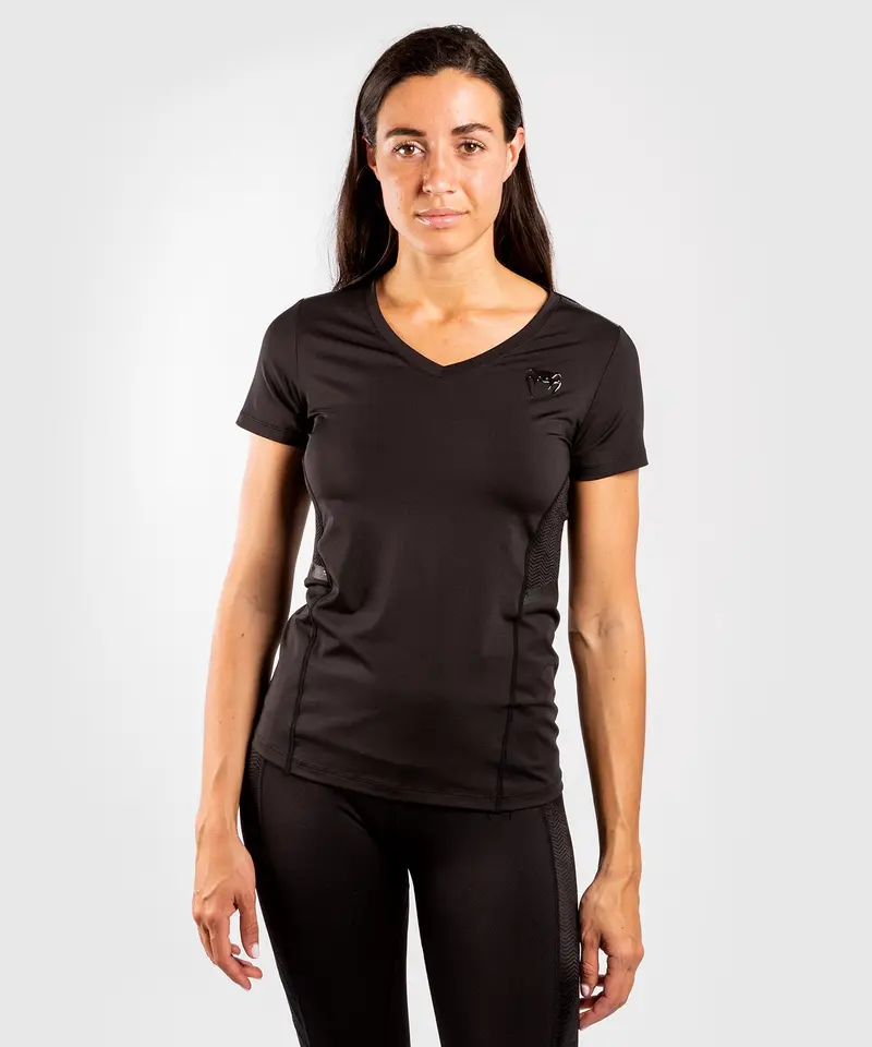 T-shirt Dry-Tech Venum G-Fit - Pour Femmes - Noir/Noir