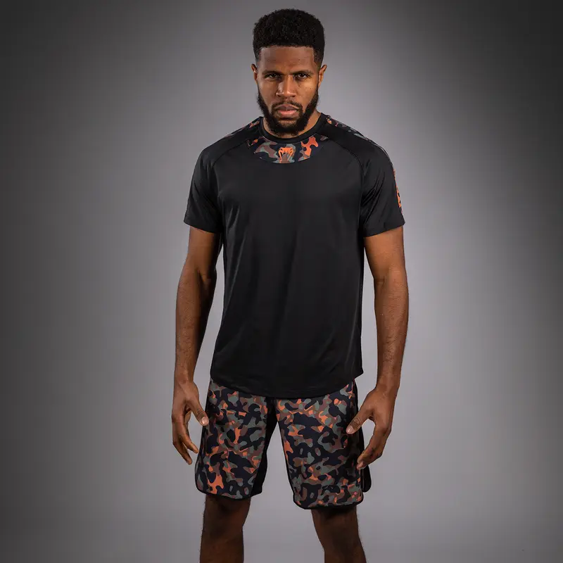 T-shirt Dry-Tech Venum Jungle Ops - Noir/Camouflage Kaki