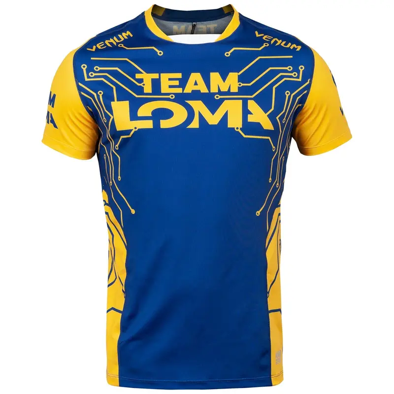 T-shirt Dry Tech Venum Loma Fight - Bleu/Jaune