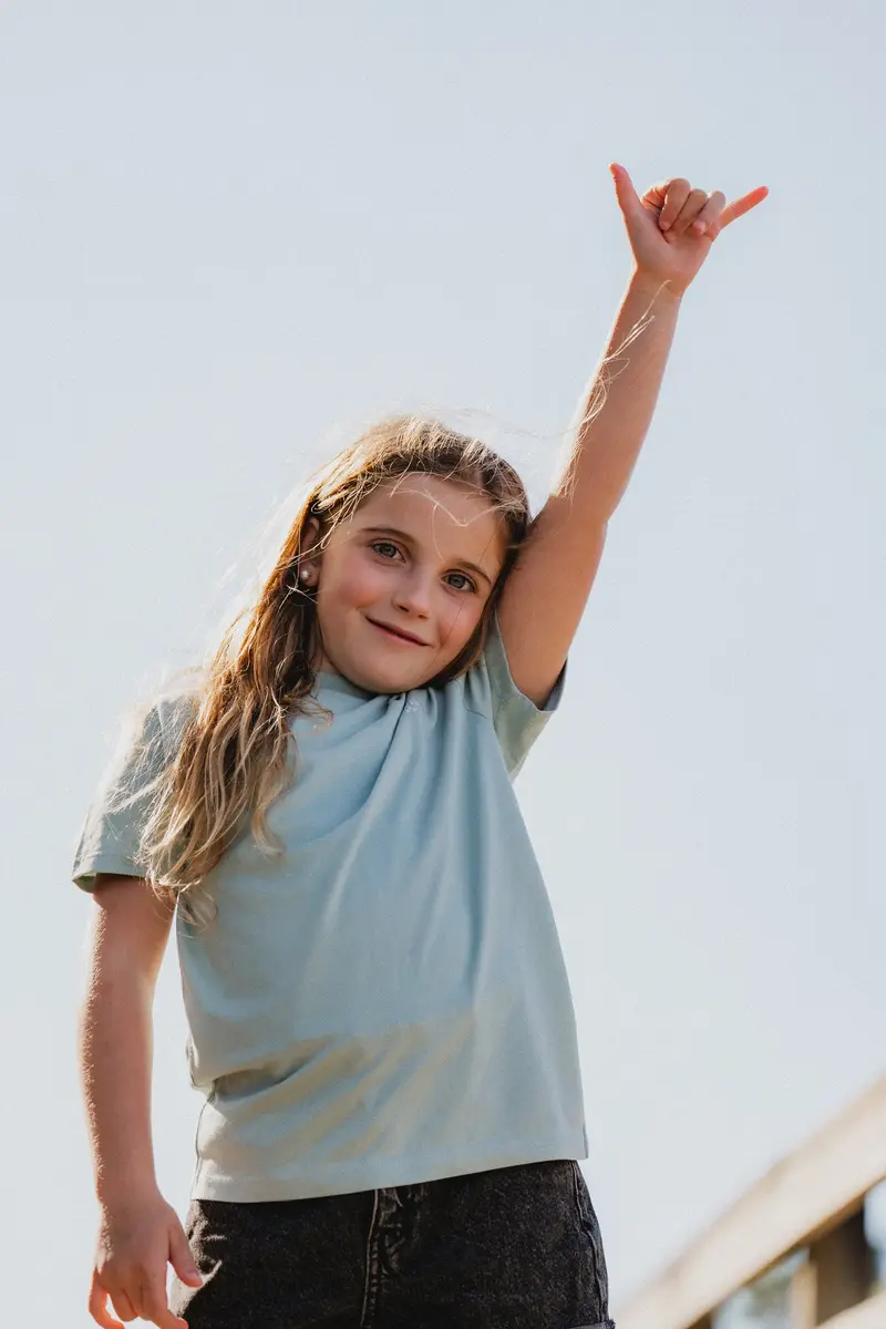 T-shirt enfant vert Bali
